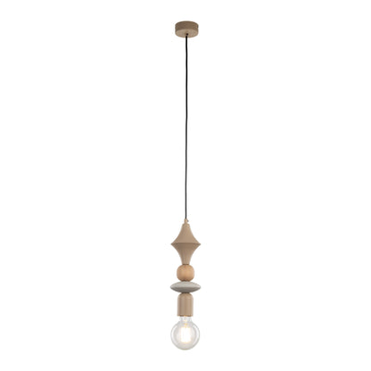 TOWER Beige Scandinavian Pendant Lamp