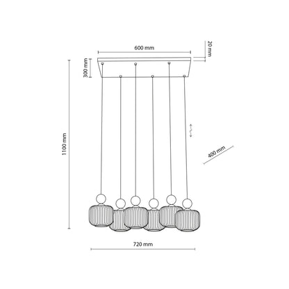 Ballo Scandinavian Pendant Light 6