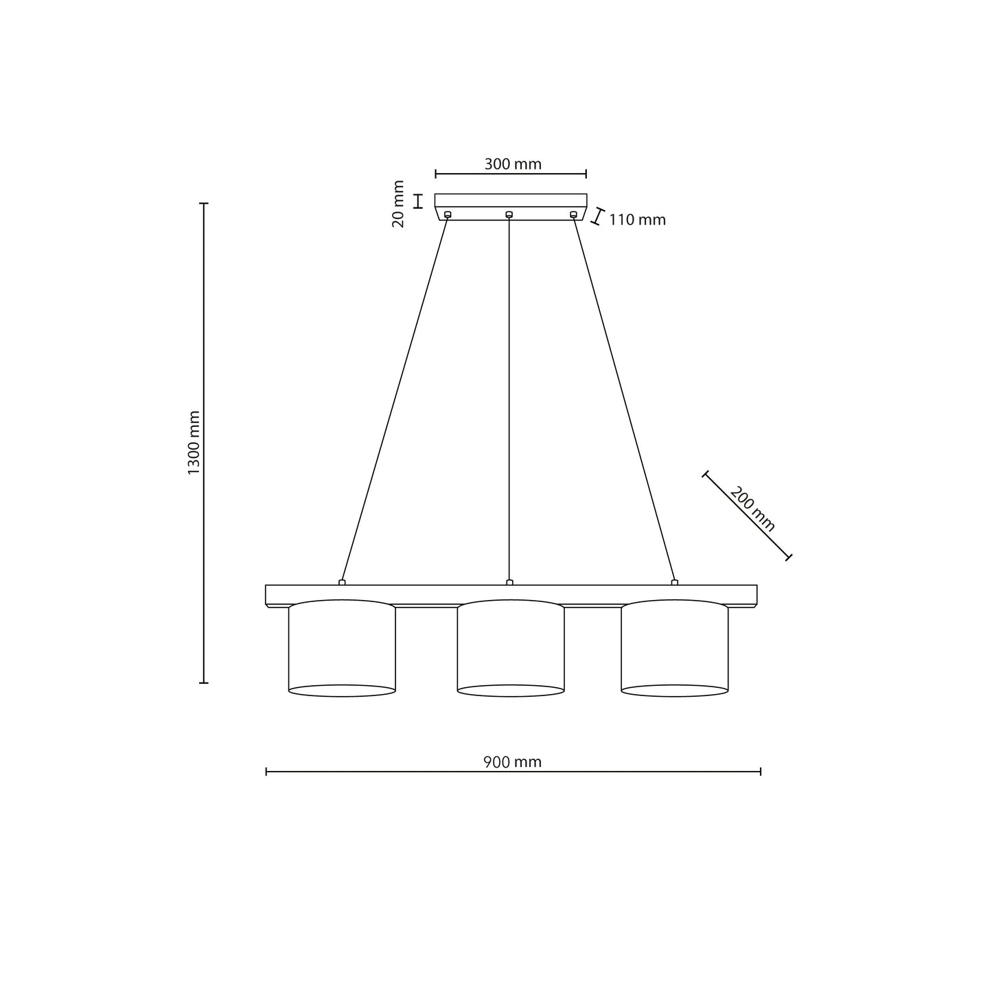 Varo Scandinavian Minimalist Pendant Ceiling Light for Kitchen Island, Dining Room & Modern Interiors LumoCrafts