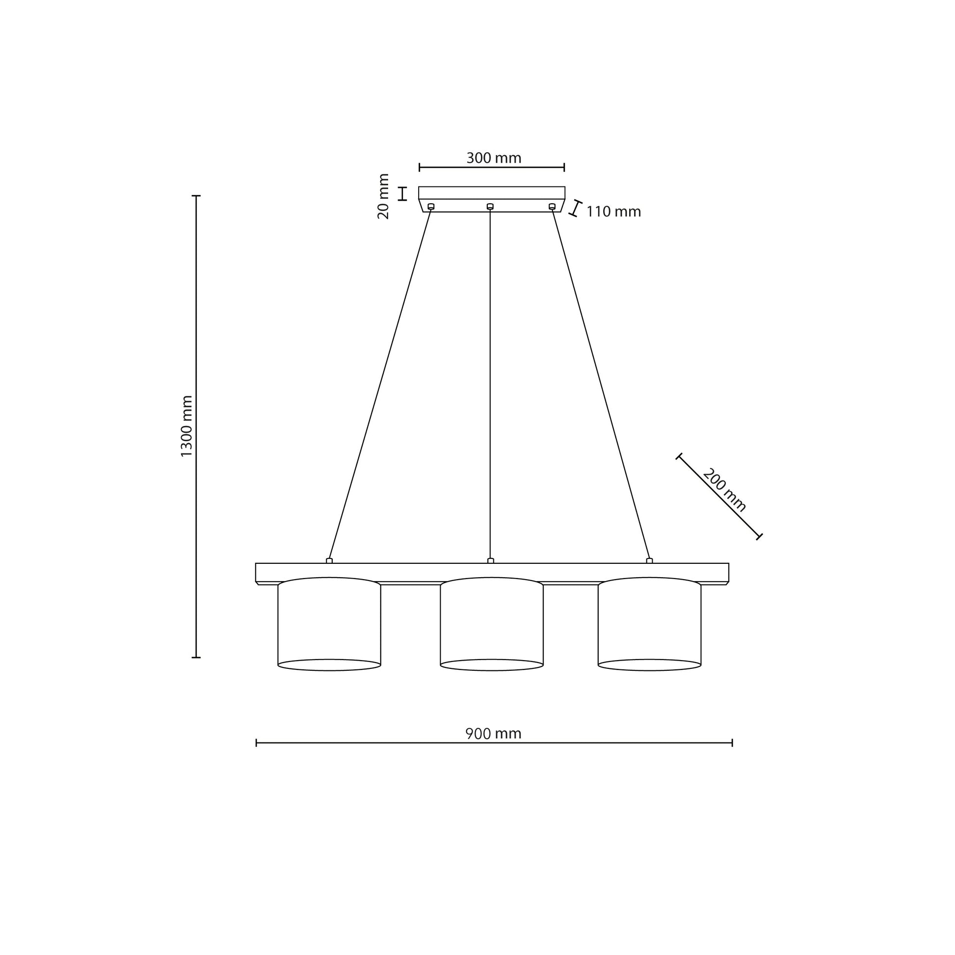 Varo Scandinavian Minimalist Pendant Ceiling Light for Kitchen Island, Dining Room & Modern Interiors LumoCrafts
