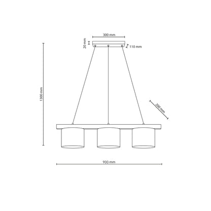 Varo Scandinavian Minimalist Pendant Ceiling Light for Kitchen Island, Dining Room & Modern Interiors LumoCrafts