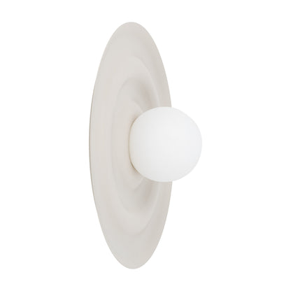 ONDA cashmere beige wall sconce for bedrooms, hallways, stairwells and living rooms