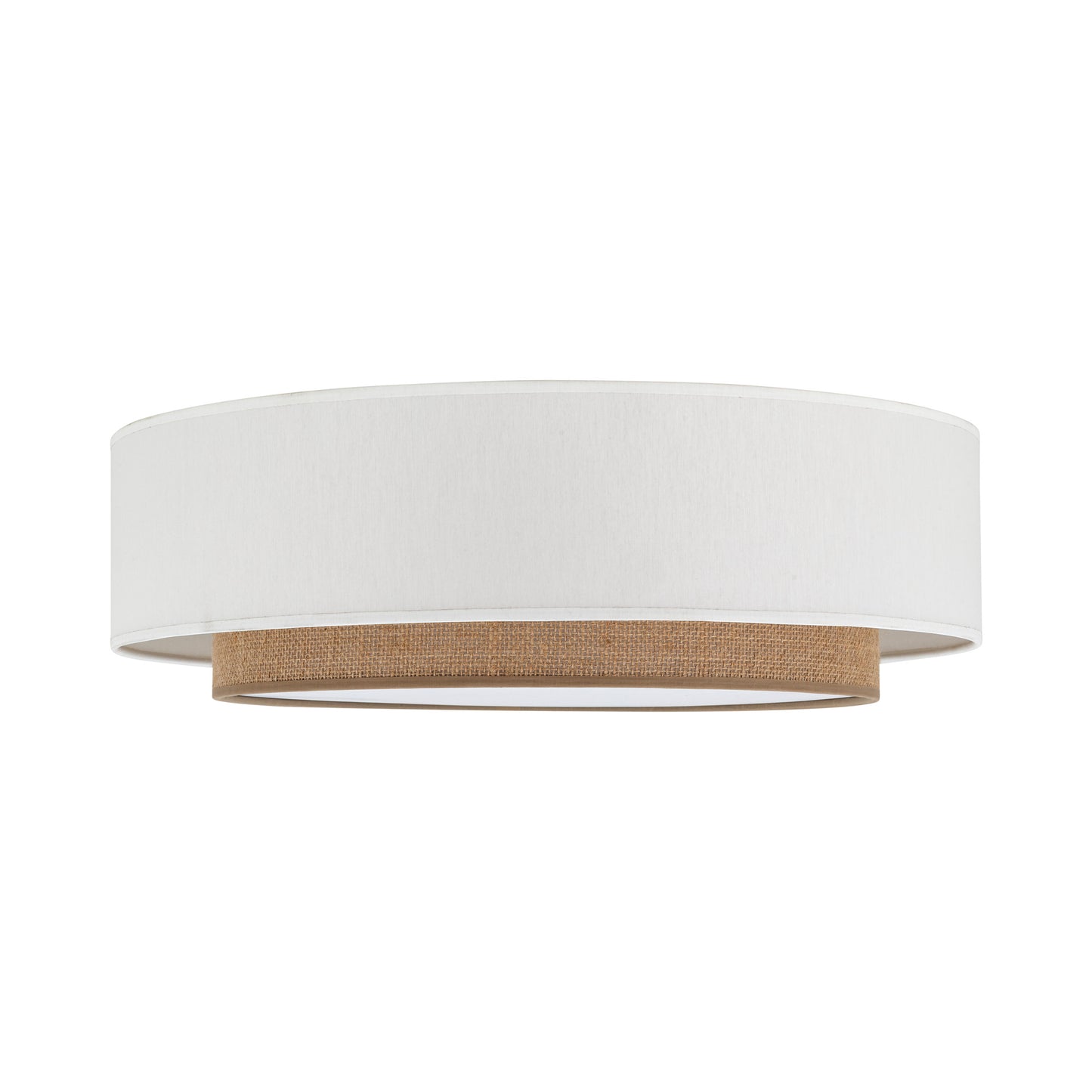 CALISTO JUTE Scandinavian Flush Mount Ceiling Light for Bedroom, Hallway & Living Room LumoCrafts