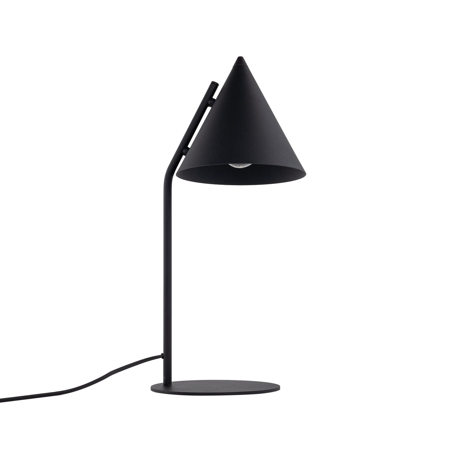 Lampe de nuit minimaliste moderne noire CONO