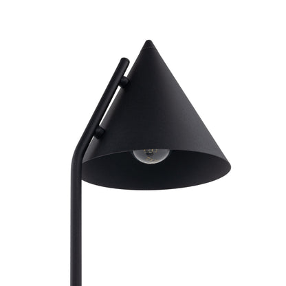Lampe de nuit minimaliste moderne noire CONO