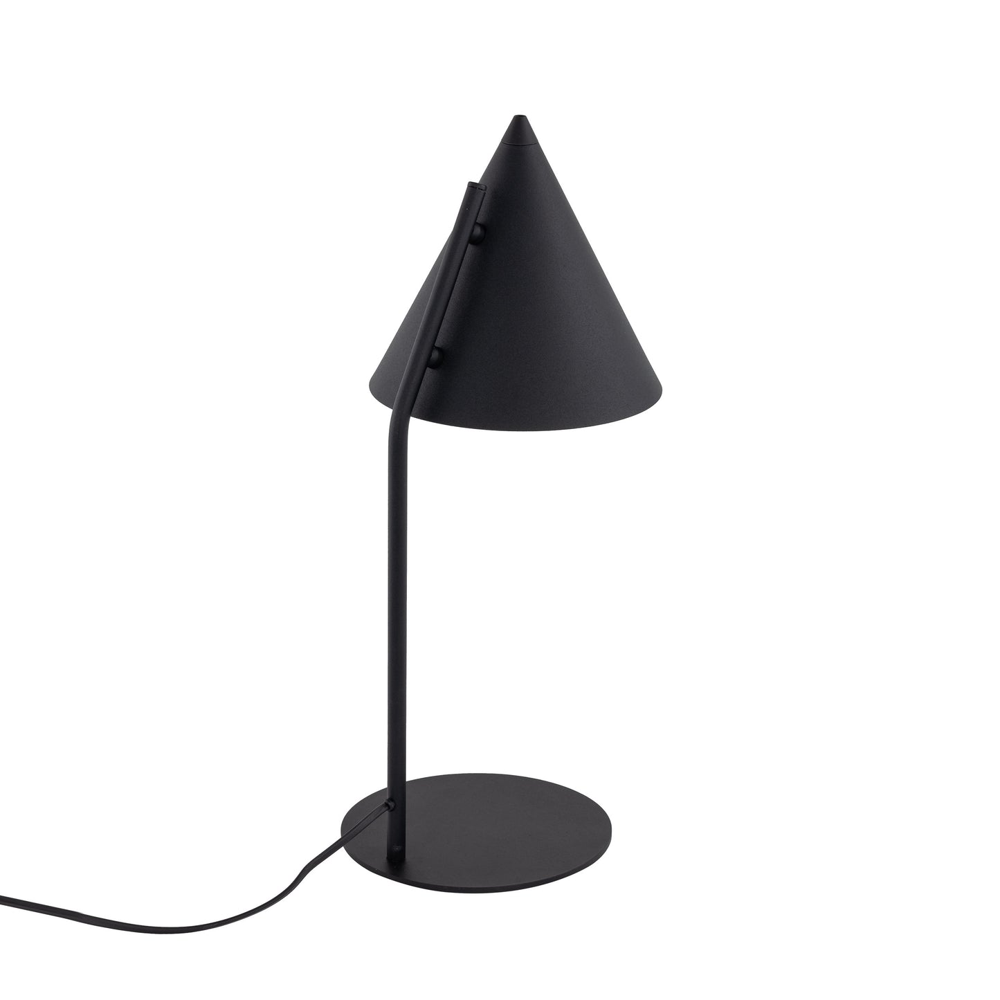 Lampe de nuit minimaliste moderne noire CONO
