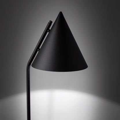 Lampadaire minimaliste moderne noir CONO