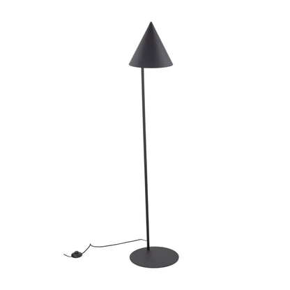 Lampadaire minimaliste moderne noir CONO