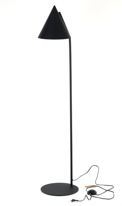 Lampadaire minimaliste moderne noir CONO