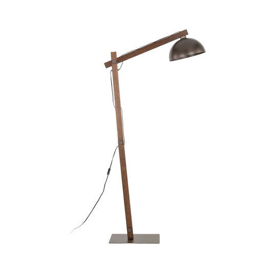 Oslo Brown Scandinavian Minimalist Floor Lamp for Living Room, Bedroom & Modern Interior Lighting LumoCrafts