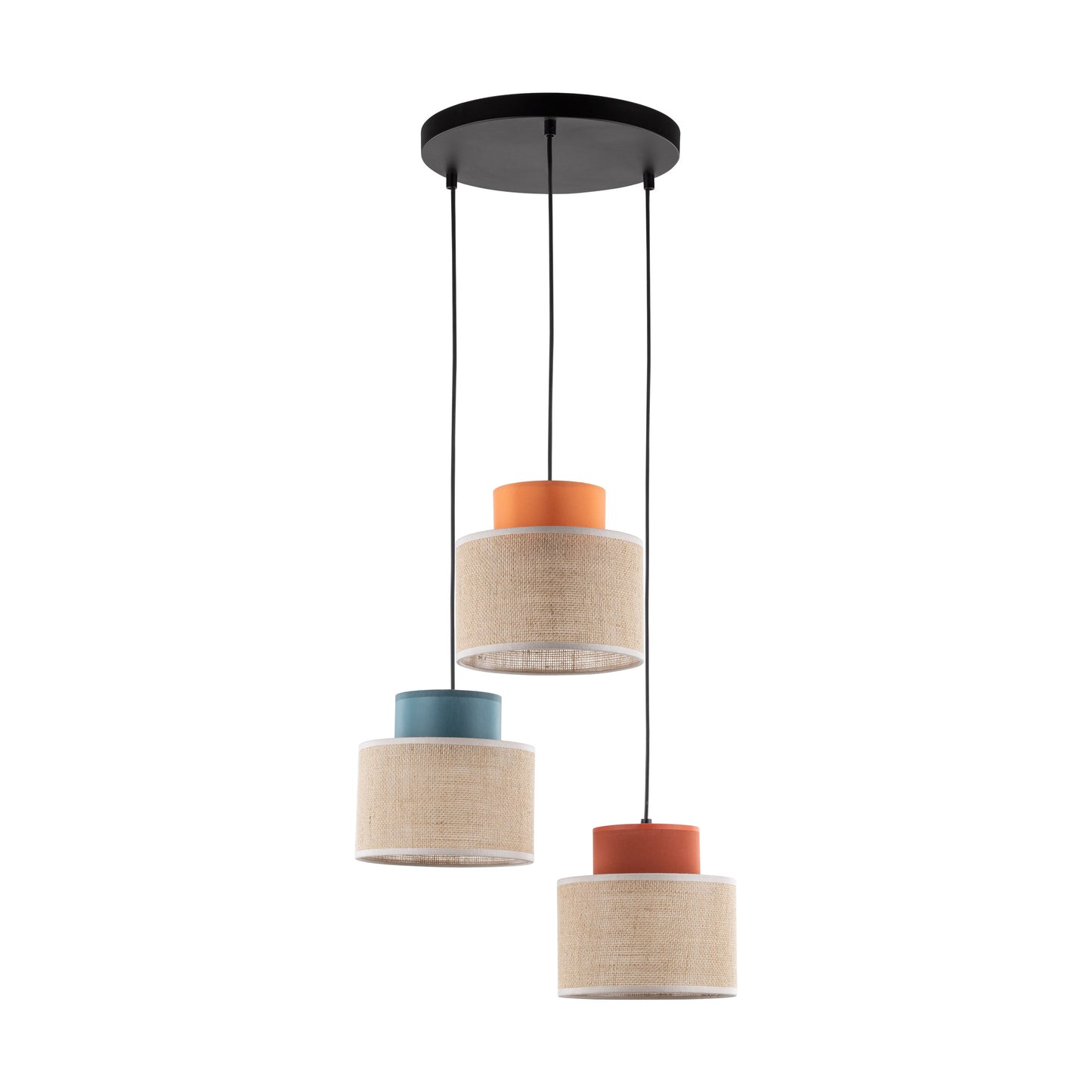 Suspension DUO en jute mélangé naturel 3