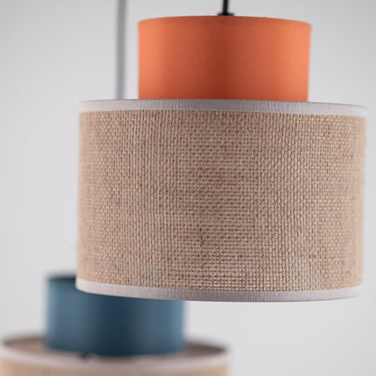Suspension DUO en jute mélangé naturel 3