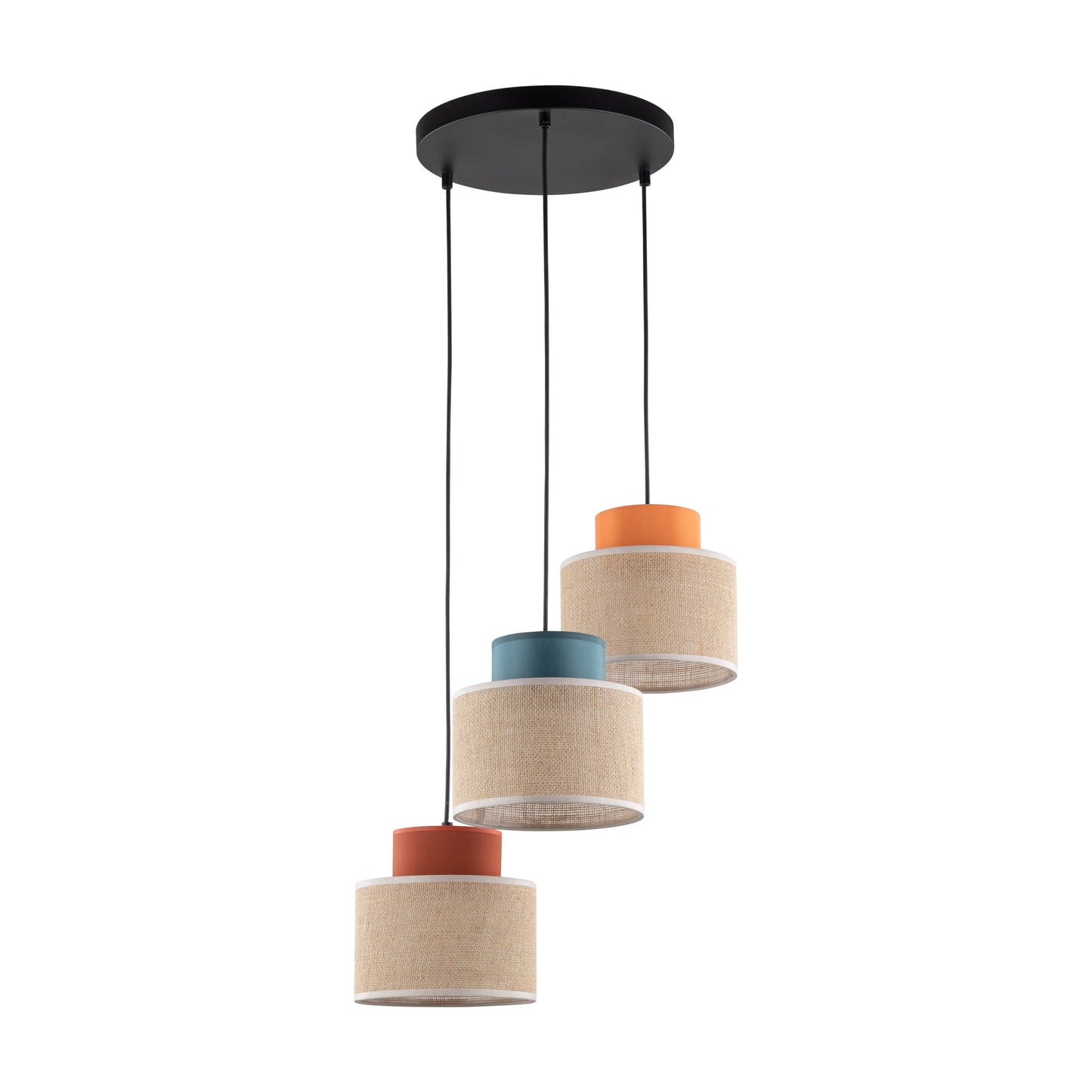 Suspension DUO en jute mélangé naturel 3