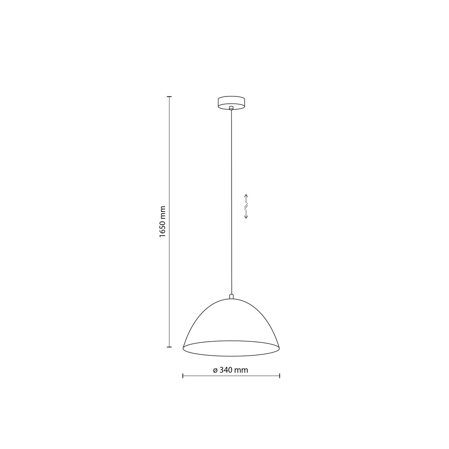 FARO Brick Mid-Century Modern Pendant Light M