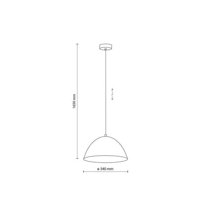 FARO Brick Mid-Century Modern Pendant Light M