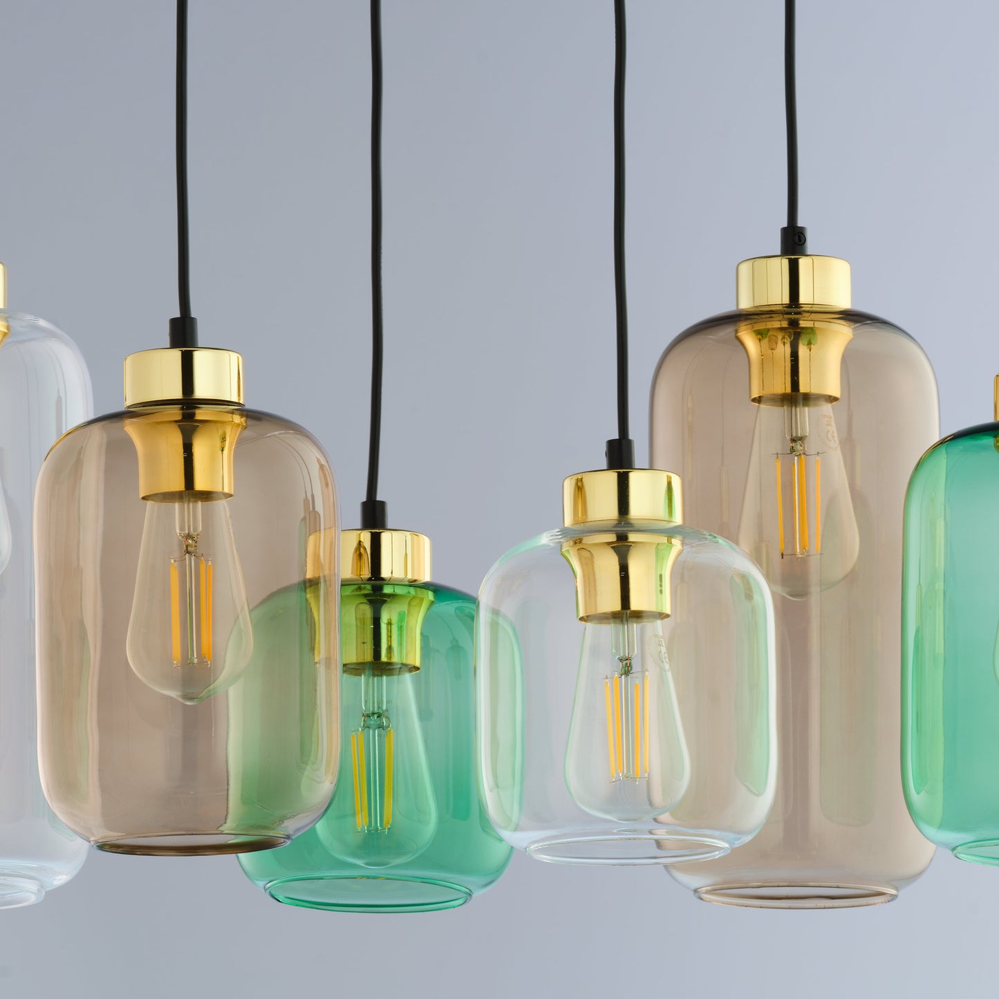 Lampe à suspension moderne du milieu du siècle Marco 6
