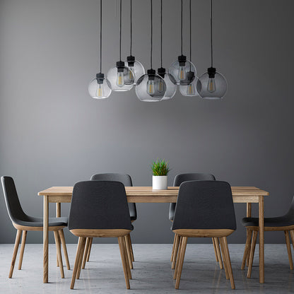 Suspension scandinave CUBUS en verre graphite 8