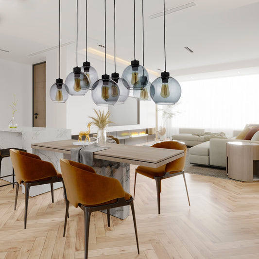 Suspension scandinave CUBUS en verre graphite 8