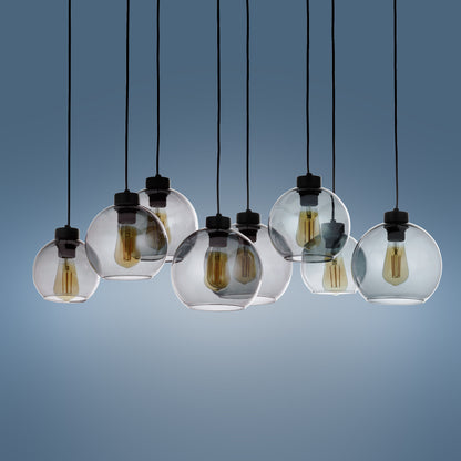 Suspension scandinave CUBUS en verre graphite 8