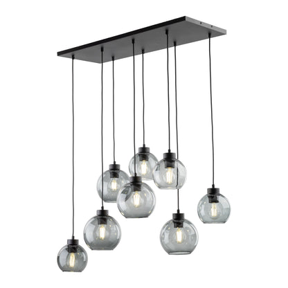 Suspension scandinave CUBUS en verre graphite 8