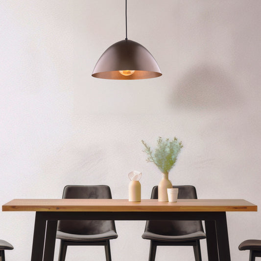 Suspension FARO marron style Mid-Century Modern M