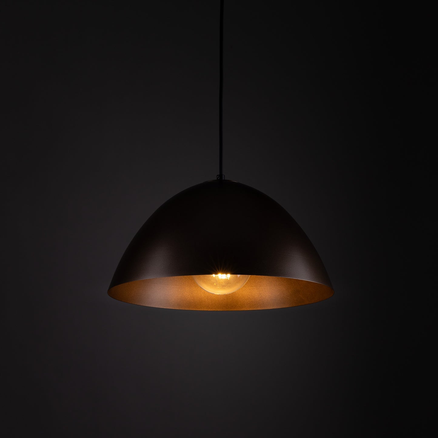 Suspension FARO marron style Mid-Century Modern M