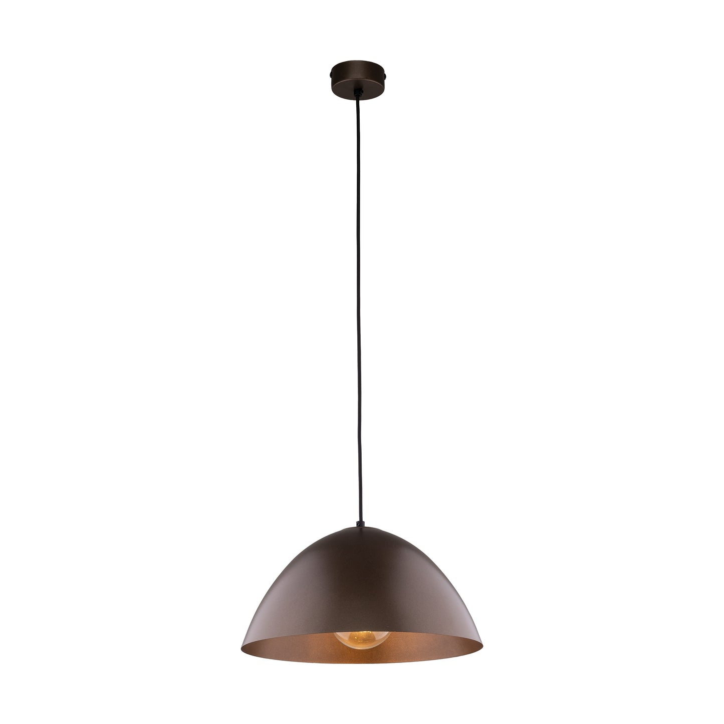 Suspension FARO marron style Mid-Century Modern M