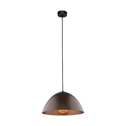 Suspension FARO marron style Mid-Century Modern M