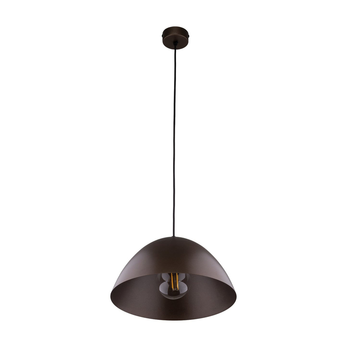 Suspension FARO marron style Mid-Century Modern M