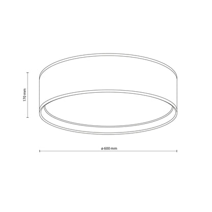 BILBAO Gold Modern Flush Mount Light