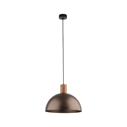 OSLO brown pendant hung over a dining table