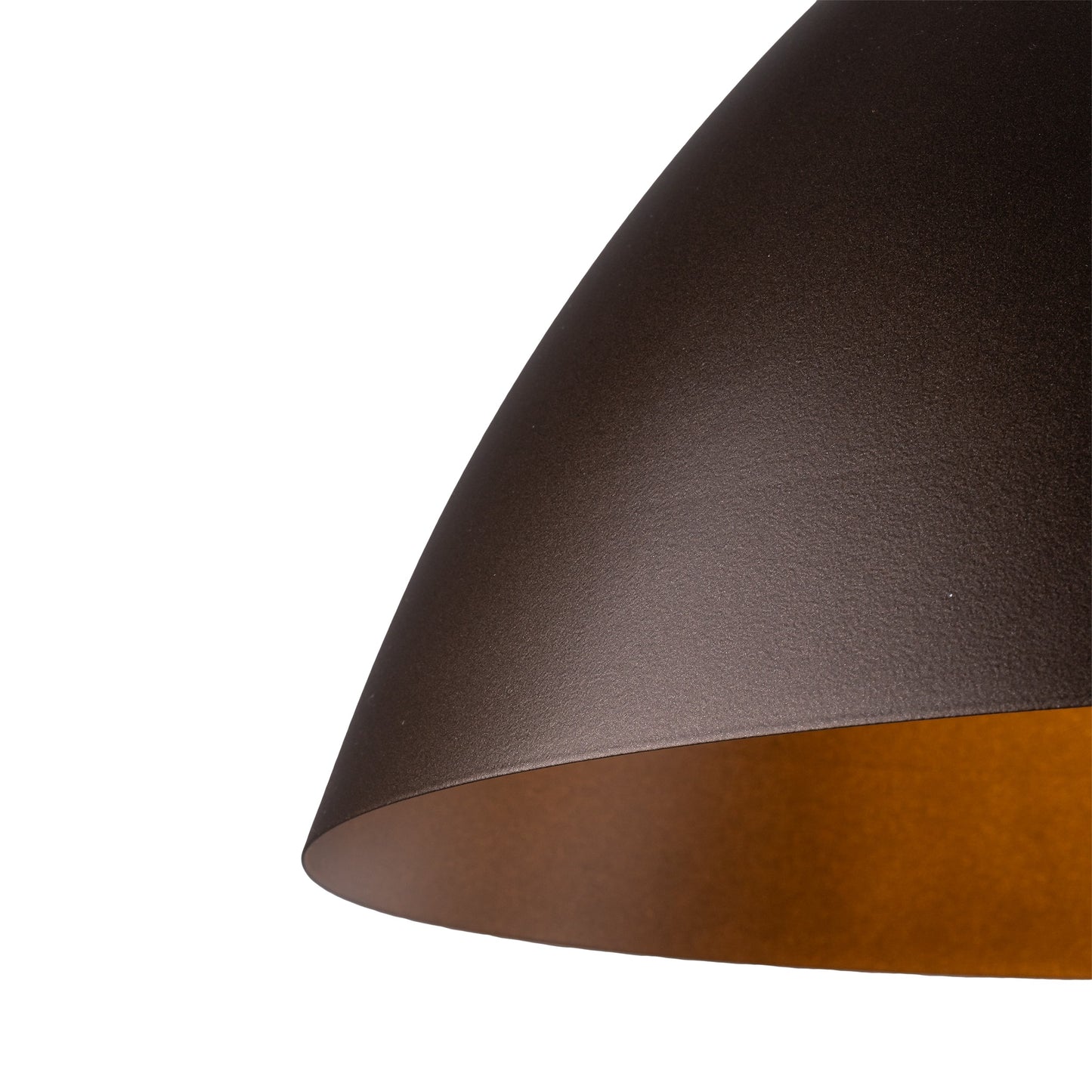 Suspension FARO marron style Mid-Century Modern L