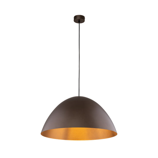 Suspension FARO marron style Mid-Century Modern L