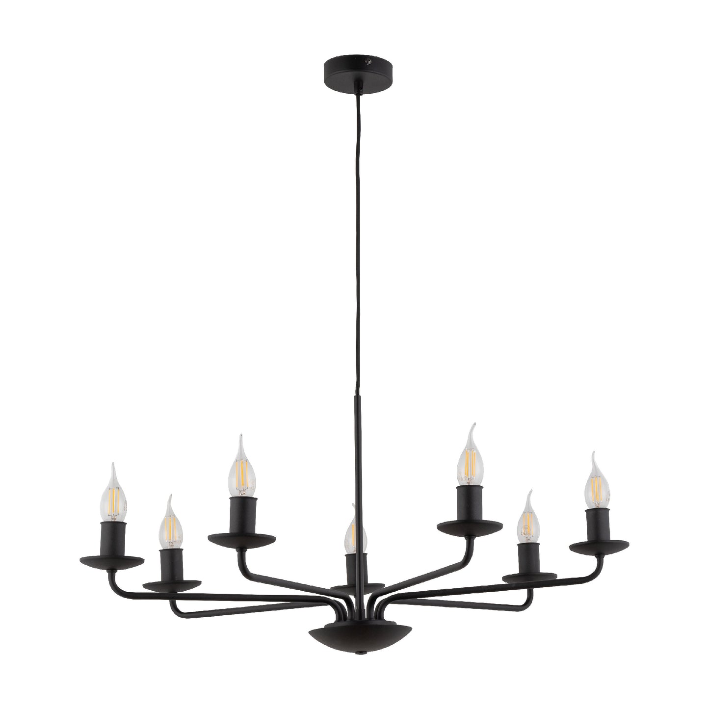 Suspension bougie vintage noire LIMAL
