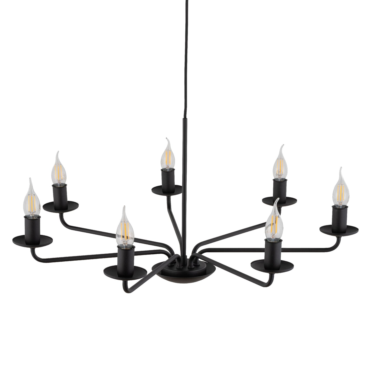 Suspension bougie vintage noire LIMAL