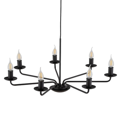 Suspension bougie vintage noire LIMAL