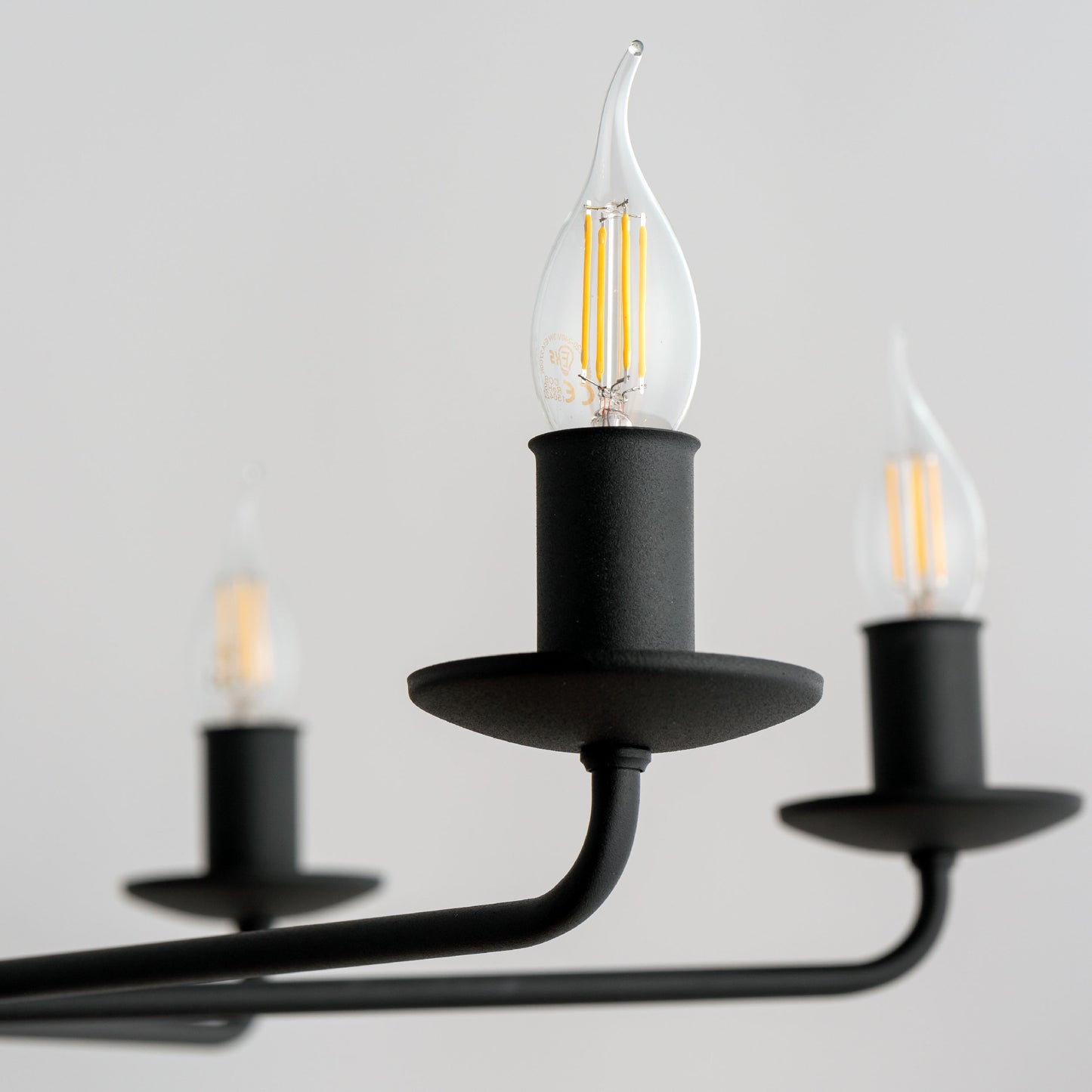 Suspension bougie vintage noire LIMAL