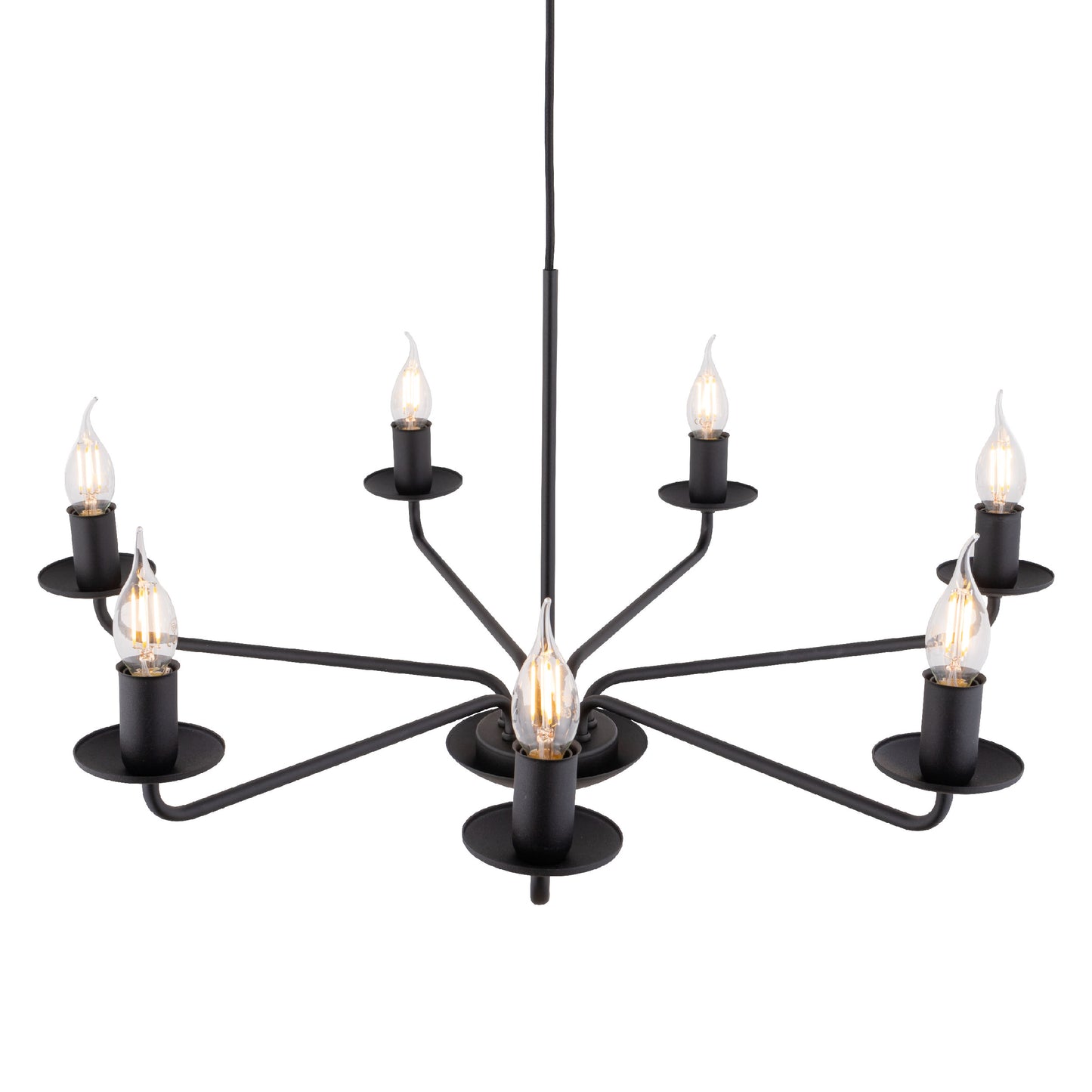 Suspension bougie vintage noire LIMAL