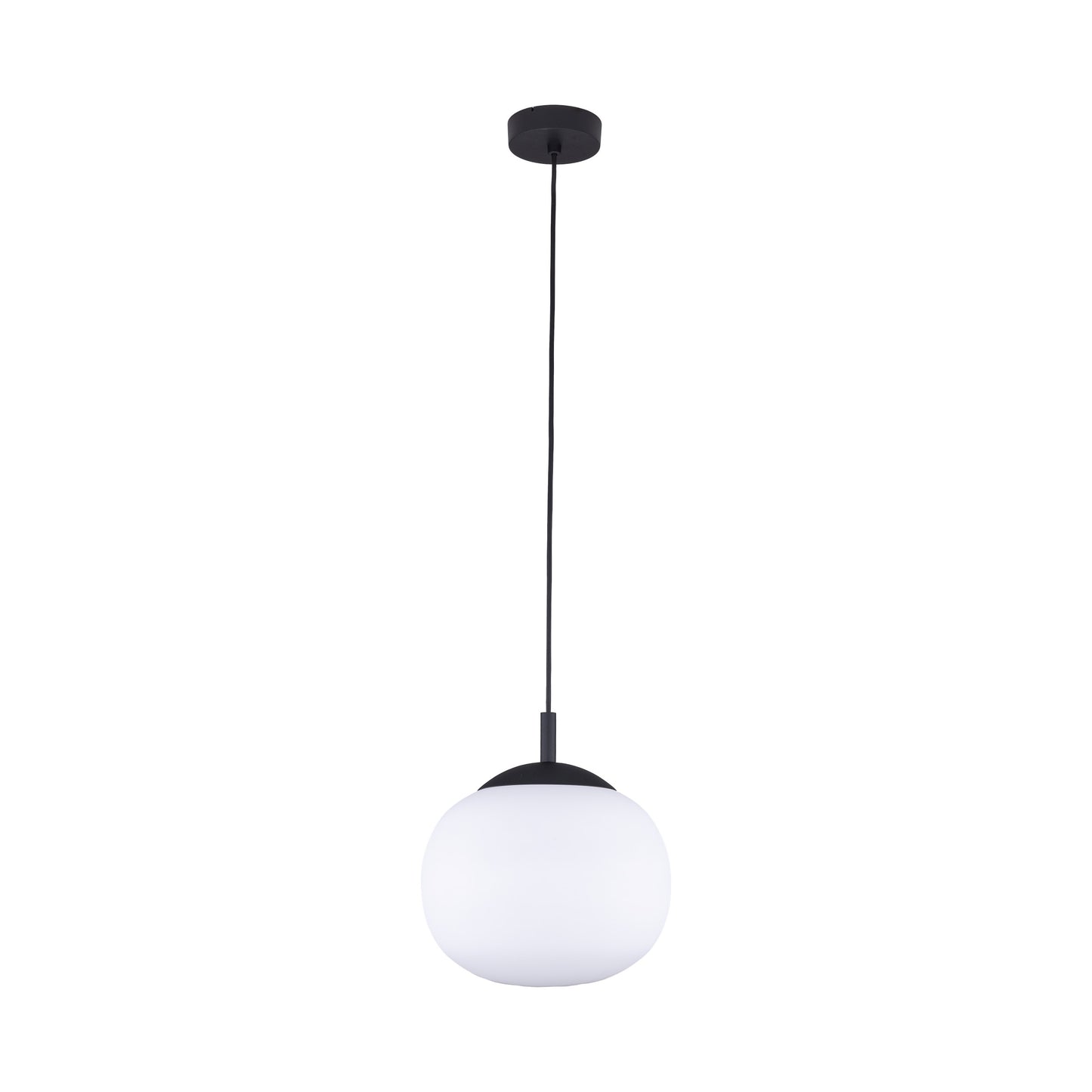 Suspension scandinave en verre blanc VIBE