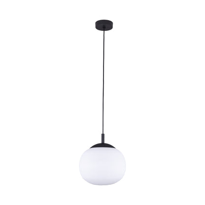 Suspension scandinave en verre blanc VIBE