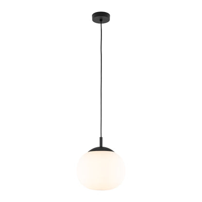 Suspension scandinave en verre blanc VIBE