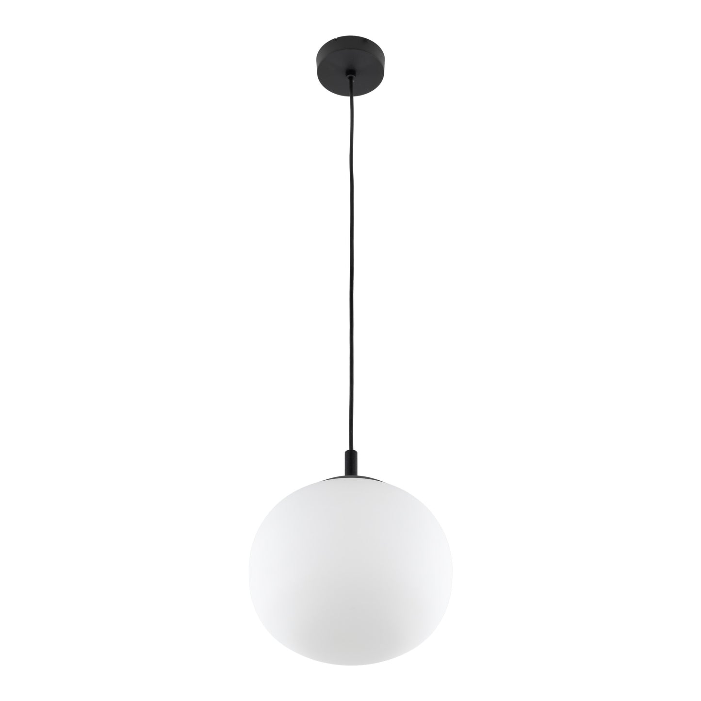 Suspension scandinave en verre blanc VIBE