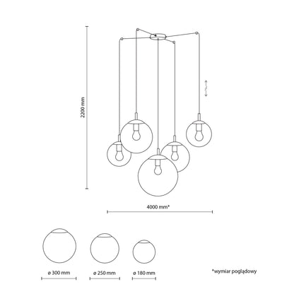 Suspension scandinave ESME Mix 5