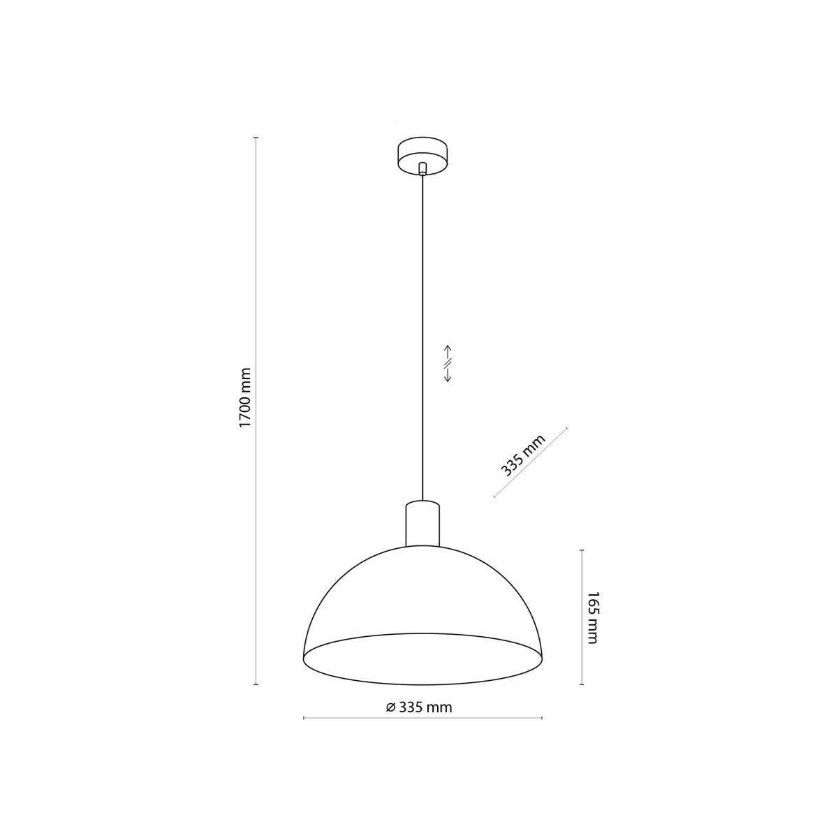 OSLO Scandinavian Pendant Light for Kitchen Island, Dining Table & Modern Interiors