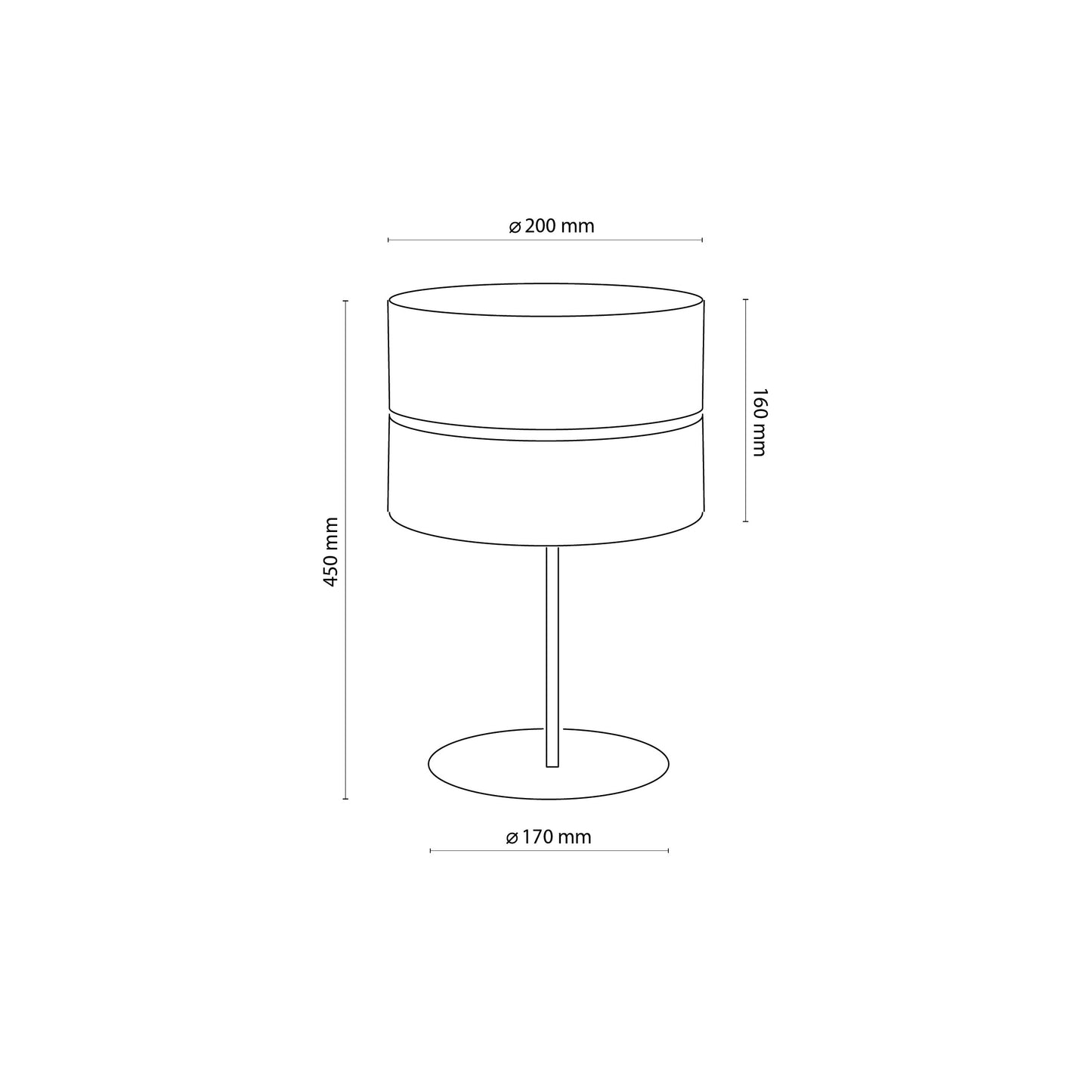 Lampe de nuit scandinave NICOL