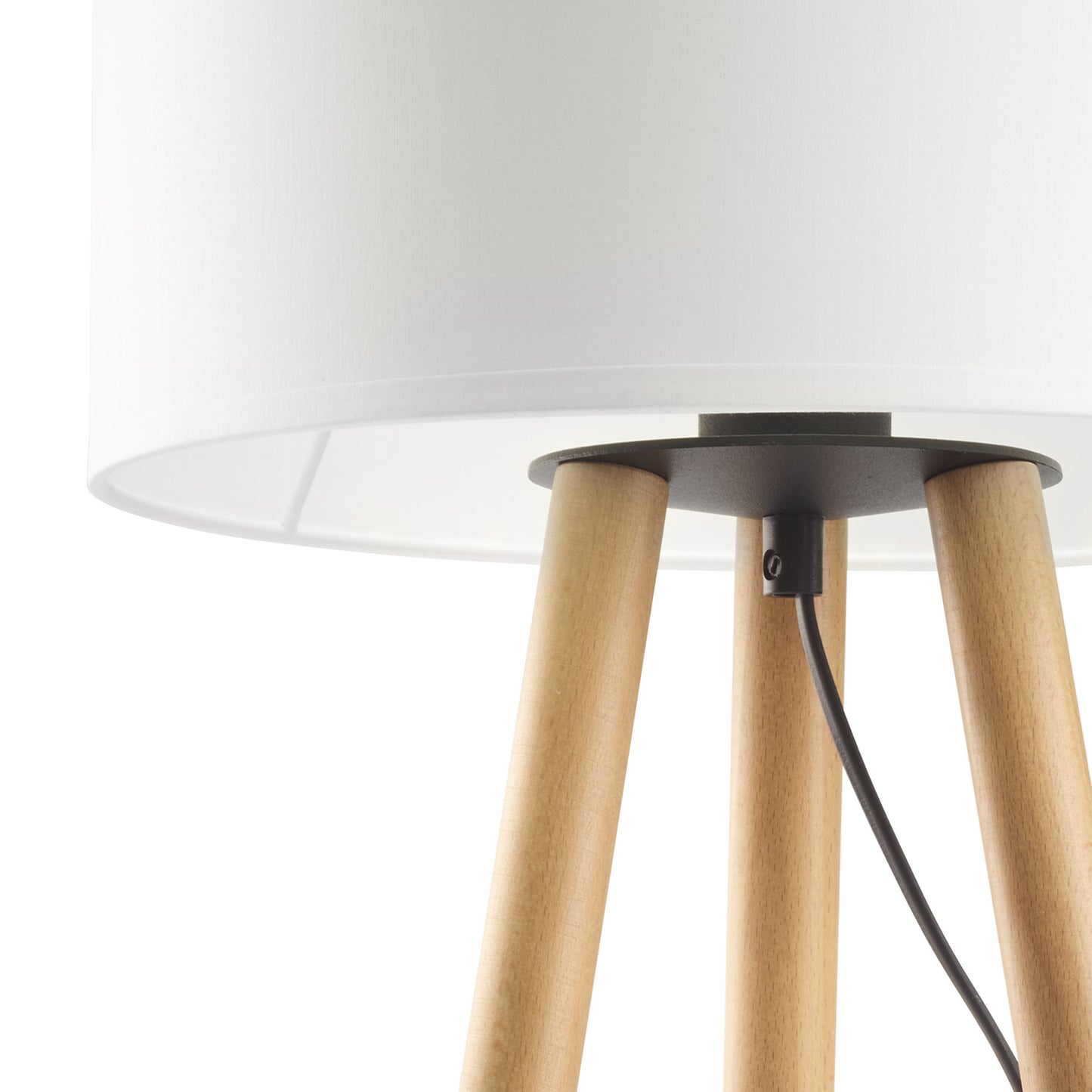 TOKYO Wood Tripod Table Lamp for Bedroom & Nightstand LumoCrafts Table Lamps