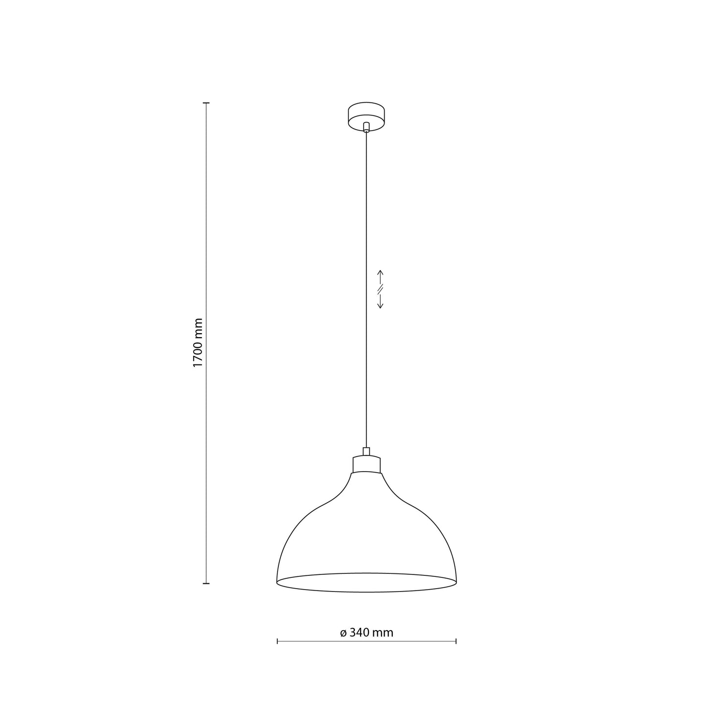 CAP Beige Scandianvian Pendant Lamp