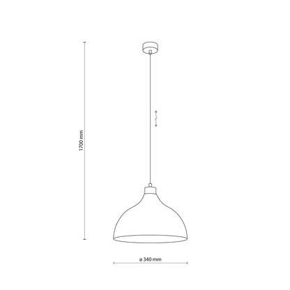 CAP Beige Scandianvian Pendant Lamp