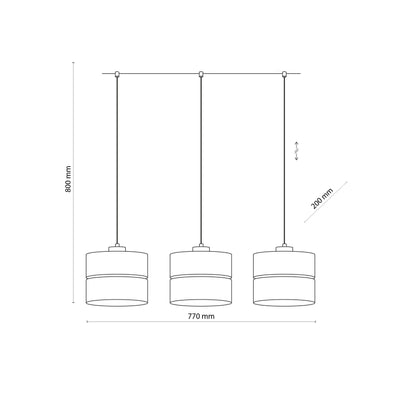 ECO Scandinavian Pendant  Light 3