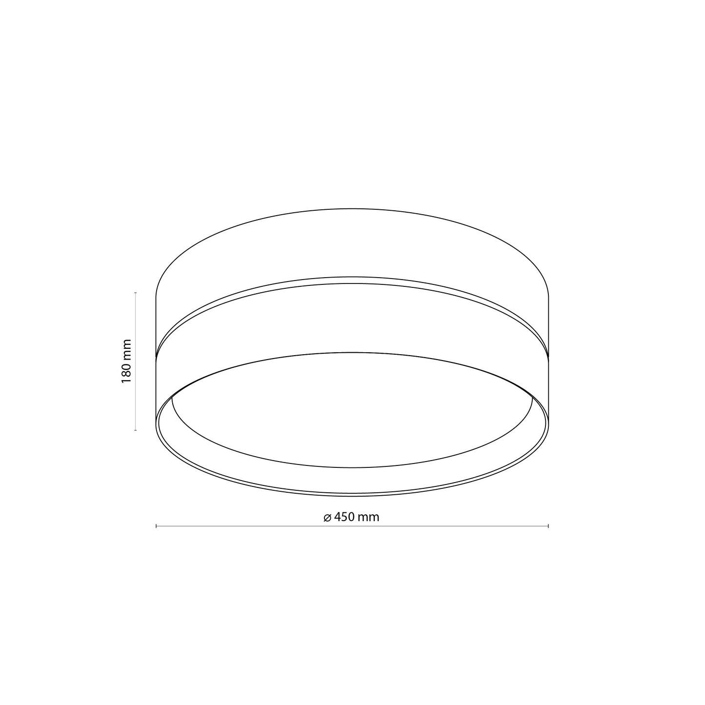 ECO Scandinavian Flush Mount Light